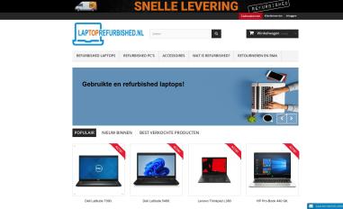 Schermafbeelding van laptoprefurbished.nl