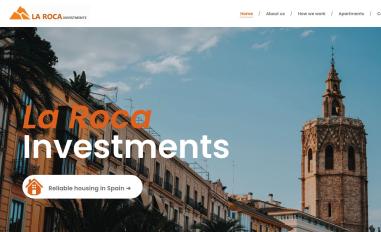 Schermafbeelding van larocainvestments.eu