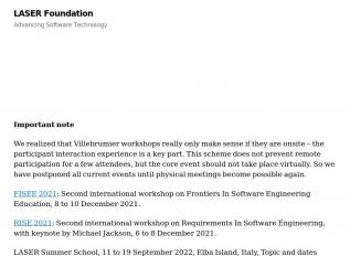 Schermafbeelding van laser.inf.ethz.ch