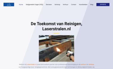 Schermafbeelding van laserstralen.nl