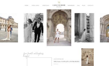 Schermafbeelding van lauravanrooij.nl