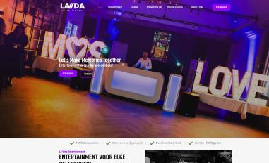 Schermafbeelding van lavidaentertainment.nl
