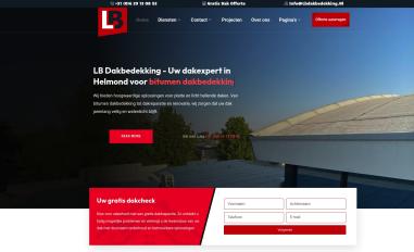 Schermafbeelding van lbdakbedekking.nl