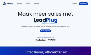 Schermafbeelding van leadplug.nl