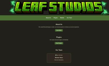 Schermafbeelding van leafstudios.pages.dev