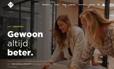 Schermafbeelding van leanpeople.nl