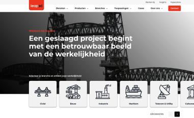 Schermafbeelding van leap3d.nl