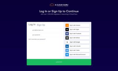 Schermafbeelding van learn.acloud.guru
