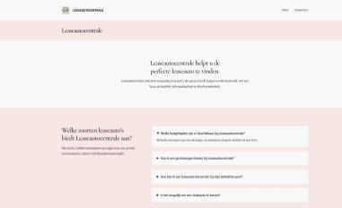 Schermafbeelding van leaseautocentrale.nl