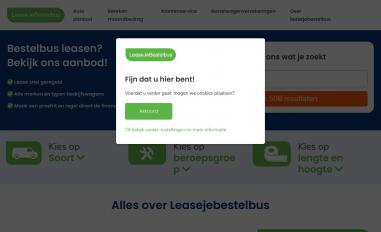 Schermafbeelding van leasejebestelbus.nl