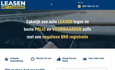 Schermafbeelding van leasenmetcodering.nl