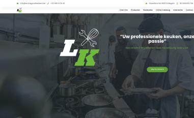 Schermafbeelding van lecocqgrootkeukens.be