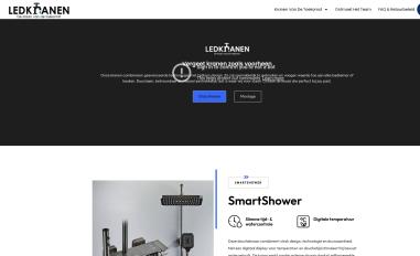 Schermafbeelding van led-kranen.nl