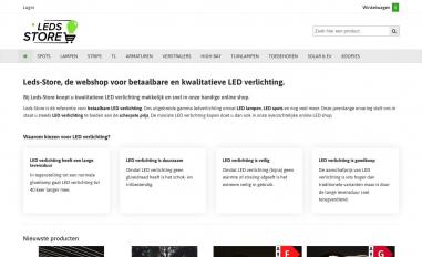 Schermafbeelding van leds-store.be