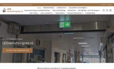 Schermafbeelding van ledverlichtingsite.nl