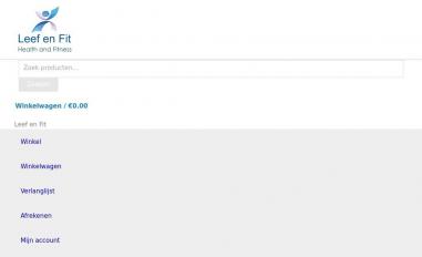 Schermafbeelding van leefenfit.nl