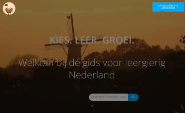 Schermafbeelding van leergier.nl
