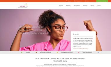 Schermafbeelding van leerzorg.com