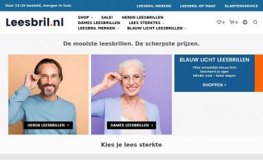 Schermafbeelding van leesbril.nl