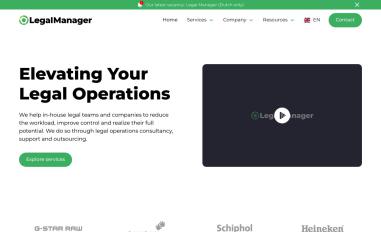 Schermafbeelding van legalmanager.com
