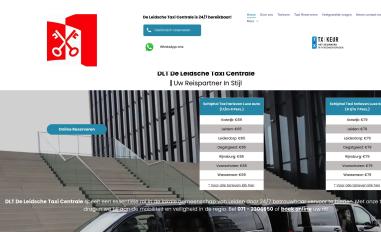 Schermafbeelding van leidschetaxicentrale.nl