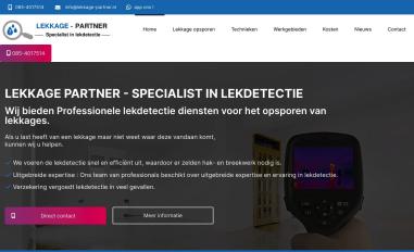 Schermafbeelding van lekkage-partner.nl