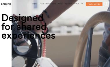 Schermafbeelding van lekkerboats.com