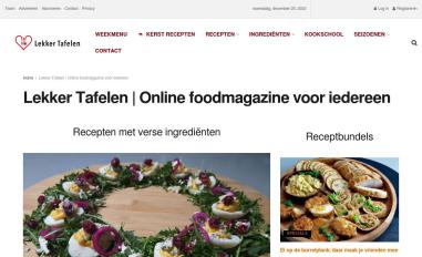 Schermafbeelding van lekkertafelen.nl