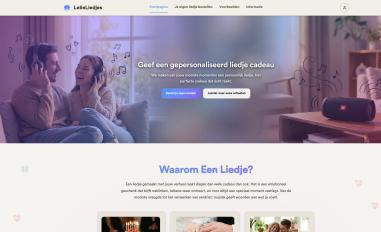 Schermafbeelding van lelieliedjes.nl