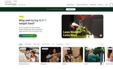 Schermafbeelding van lemonaidhealth.com