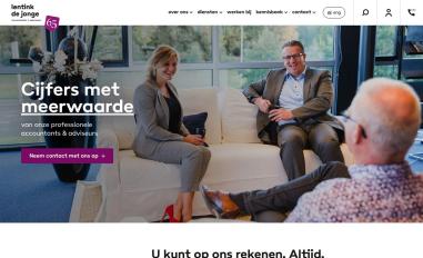 Schermafbeelding van lentinkdejonge.nl