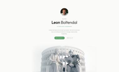 Schermafbeelding van leonboltendal.nl