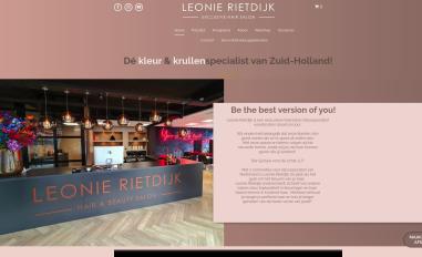 Schermafbeelding van leonierietdijk.nl