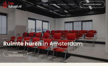 Schermafbeelding van les-lokaal.nl