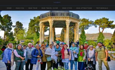 Schermafbeelding van letsvisitpersia.com