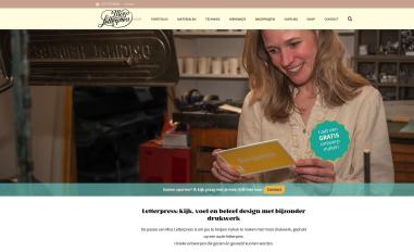 Schermafbeelding van letterpress.nl