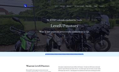 Schermafbeelding van levelupmotors.nl