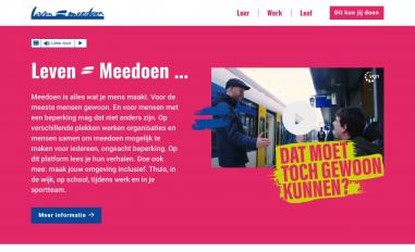Schermafbeelding van levenismeedoen.nl