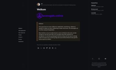 Schermafbeelding van levensgids.online