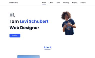 Schermafbeelding van levi-schubert.com