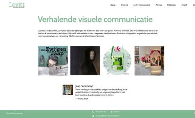 Schermafbeelding van levitt-communicatie.nl
