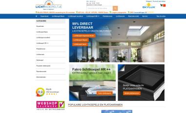 Schermafbeelding van lichtkoepeltje.nl