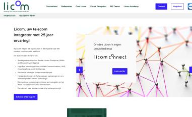 Schermafbeelding van licom.be
