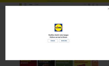 Schermafbeelding van lidl.be