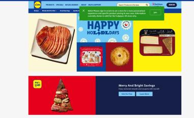 Schermafbeelding van lidl.com