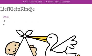 Schermafbeelding van liefkleinkindje.nl