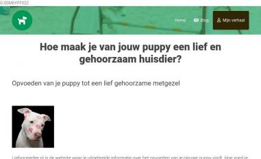 Schermafbeelding van liefvoorjedier.nl