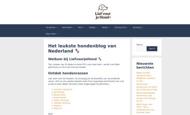 Schermafbeelding van liefvoorjehond.nl