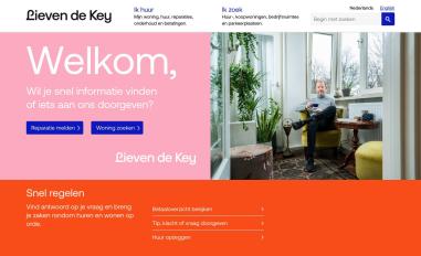 Schermafbeelding van lievendekey.nl