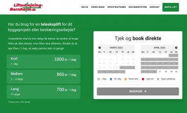 Schermafbeelding van liftudlejning-bornholm.dk